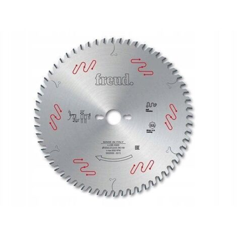 Lame de scie circulaire Ø303mm – F03FS05073 – Alésage 3,2/2,2mm – 60 dents pour coupe nette sur panneaux revêtus – Freud (1/3)