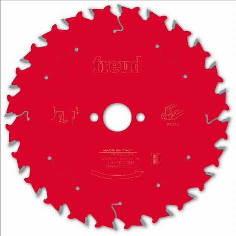Freud – Lame de scie circulaire 160mm F03FS09675 – Pour bois dur et tendre – Dents en carbure TiCo – Coupe nette et durable