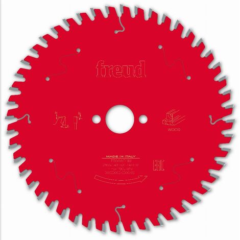 Freud – Lame de scie circulaire 160mm – Alésage 30mm – 24 dents pour coupe bois massif – Épaisseur dents 2,4mm – Épaisseur corps 1,6mm (1/2)
