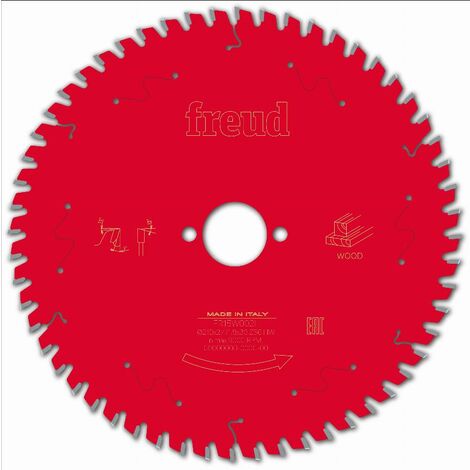 Lame pour scie circulaire portative FREUD - Ø210 2,4/1,8 AL30 Z56 BA 5° - F03FS09724 -FR15W002H