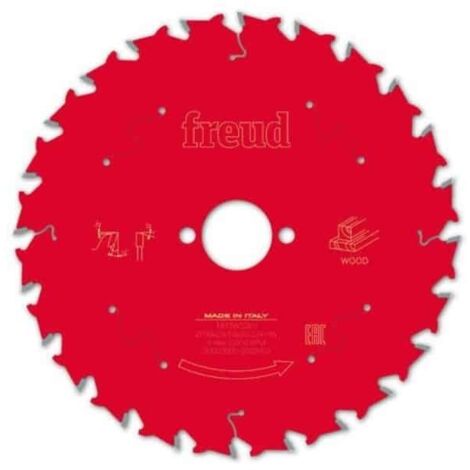 Freud – Lame de scie circulaire pour bois 235 mm – Alésage 30 mm – 24 dents – Technologie Perma-shield pour coupe nette