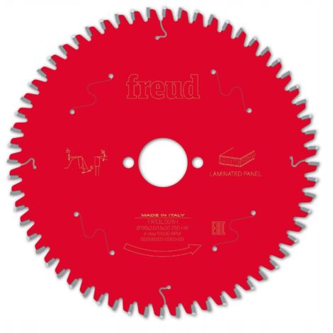 Freud – Lame de scie circulaire 190mm F03FS09802 – Pour mélaminés et MDF – Dents en carbure TiCo – Revêtement PermaShield
