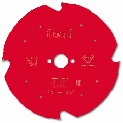 Lame diamant pour scie circulaire portative FREUD - Ø165 2,2/1,6 AL20 Z4 TD 10° - F03FS09838 -FR07F001H