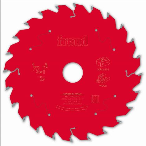 Lame pour scie circulaire portative sans fil FREUD - Ø136 1,45/1 AL20 Z24 BA 20° - F03FS10044 -FR03W003HC (1/3)