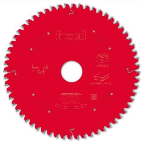 Freud – Lame de scie circulaire 210mm F03FS10078 – Pour mélaminés et MDF – Dents en carbure TiCo pour coupe nette – Revêtement PermaShield (1/2)
