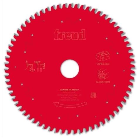 Lame pour scie circulaire portative sans fil FREUD - Ø136 1,6/1 AL20 Z48 TP 0° - F03FS10082 -FR03A001HC (1/2)