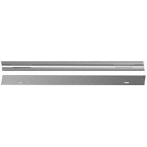 Dewalt – Fers de rabot réversibles 82 mm – Acier rapide HSS – Lot de 2 pièces – Coupe nette pour bois dur - DT3905