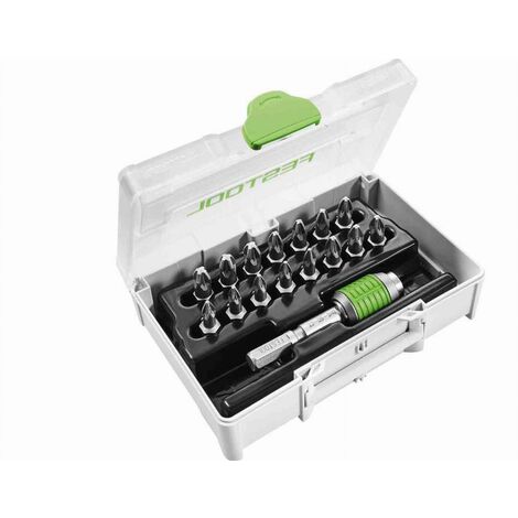 FESTOOL 205822 - MW_20210319_0073 Surtido De Puntas SYS3 XXS Con Portapuntas De Cambio Rapido Centrotec Bhs 60 Ce 15 Uds