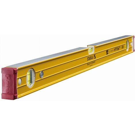 Stabila – Niveau à bulle 81 cm – Aluminium ultra-rigide – Précision ± 0,5 mm/m – Aimants aux terres rares pour fixation mains libres