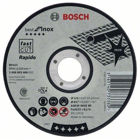 Disque à tronçonner carbure - Bosch - Multi Wheel - Expert - Diamètre 76 mm  - Moyeu plat