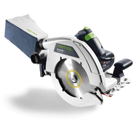 Scie circulaire portative HK 85 EB-Plus-FS - FESTOOL - avec Rail de guidage FS 1400/2 et lame de scie Ø 230 mm - Systainer - 576138