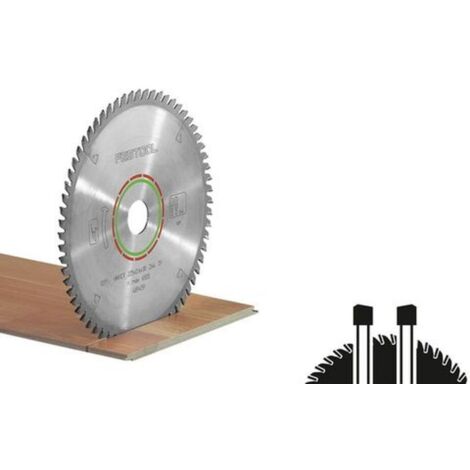 Festool – Lame de scie circulaire 260mm – Ø alésage 30mm – 64 dents WZ/FA – Pour matériaux laminés et minéraux – Coupe nette et précise