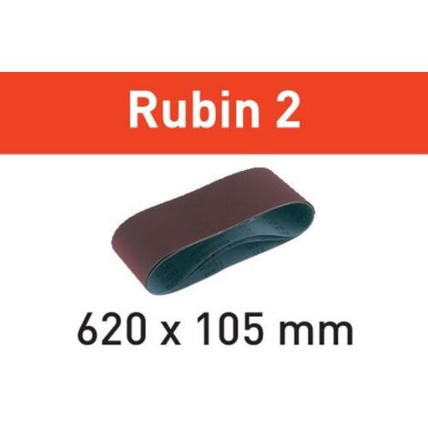 Festool Bande abrasive L620X105-P60 RU2/10 Rubin 2 - 499150