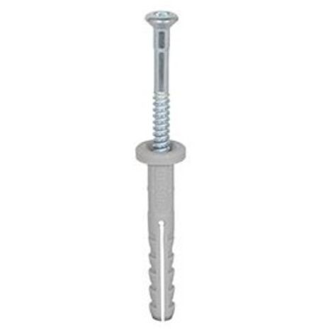 Fischer – Cheville à frapper 120 mm – Pour béton, parpaings et briques – Boîte de 100 pièces – Charge max 33 kg