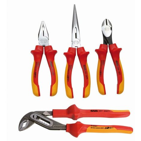 Jeu de 4 pinces isolees 1000v SAM - 201J4TI (1/2)