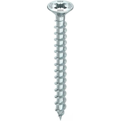 Vis HECO-Topix-Plus - Ø3,5x30mm - Tête Fraisée à poches de fraisage - Filetage Partiel - PZ2 - Boite de 1000 - 60259