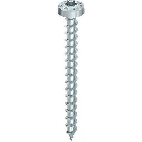 Vis HECO-Topix-Plus - Ø5x30mm - Tête Ronde - Filetage Total variable - T20 - Boite de 500 - 60845