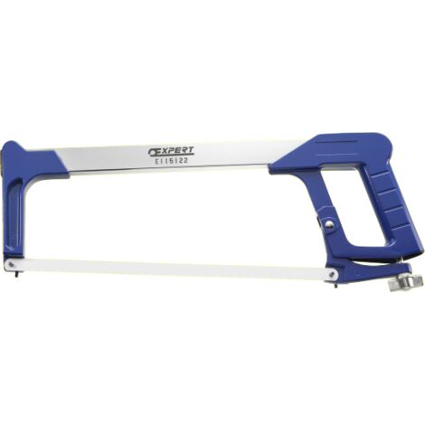 Facom – Scie à métaux 300 mm bimétal – Poignée revolver pour tension jusqu'à 100 kg – Capacité de coupe 100 mm – Archet en acier chromé - E115122