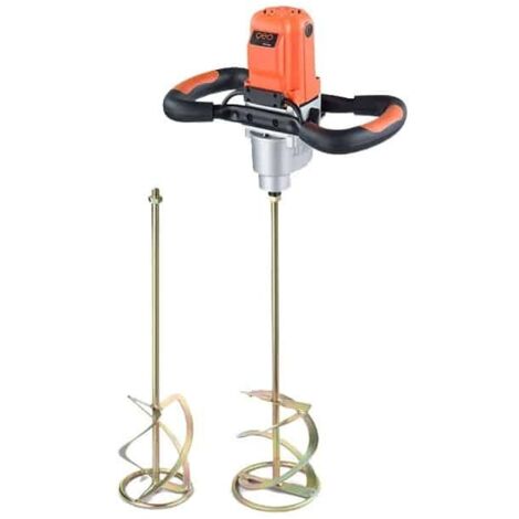 Geo Fennel – Malaxeur 1800 W – Alimentation 230 V – Vitesse 150-300 et 300-650 trs/mn – Pour béton et mortier – Démarrage progressif - M800507
