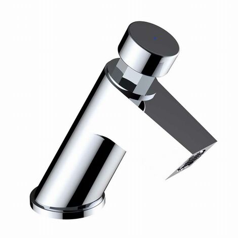 Robinet poussoir temporisé 40 M28x1.5 pour lavabos publics – Aérateur anti-vandalisme – Cartouche autonettoyante – 60734 – Clever