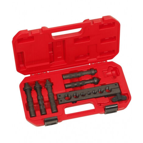Virax – Pince à emboiture pour tubes en cuivre Ø 10 à 22 mm – Coffret plastique avec outils phosphatés – Collets coniques et plats – Garantie 2 ans