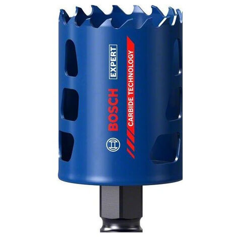 Scie trépan carbure Ø51 mm pour bois, métal et brique – Longueur 60 mm – Technologie Carbide Bosch – 2608900427