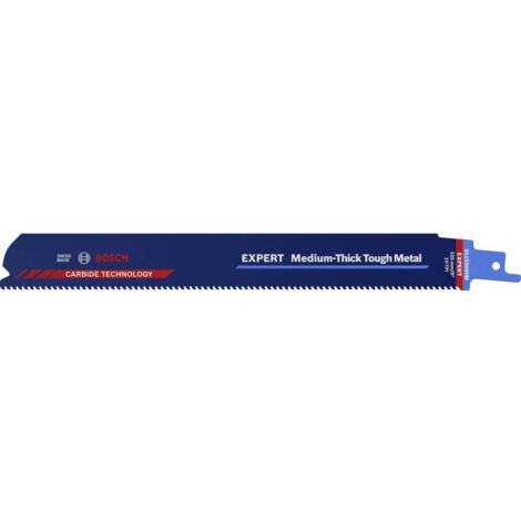 Bosch – Lame de scie sabre carbure pour acier inoxydable 225 mm – Découpe précise – Longue durée de vie – 2608900374