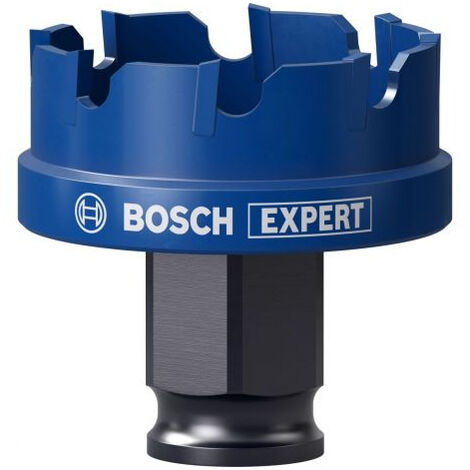 Scie trépan carbure pour métal Ø40 mm – Dure jusqu'à 50 fois plus longtemps – Montage sans clé Bosch Power Change Plus – 2608900499