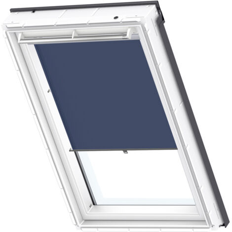 Velux – Store rideau bleu 60x120cm – Mécanisme manuel – 3 positions fixes – Installation facile avec système Pick&Click!®
