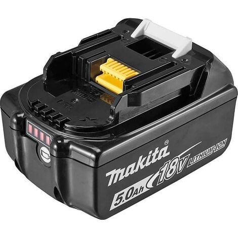 Perceuse visseuse 18V Ø 13 mm - MAKITA - Avec 2 batteries 18V Li-Ion 5.0 Ah, chargeur, MakPak- DDF484RTJ