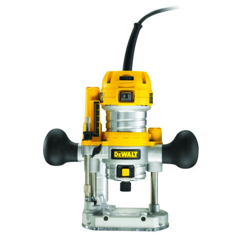 Dewalt – Défonceuse 900W – Pince de serrage 8 mm – Vitesse 16000-27000 tr/min – Pour fraisage précis et aspiration efficace (1/8)