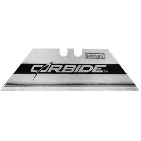 Stanley – Lame trapèze carbure de tungstène 19mm – Lot de 50 lames – Coupe nette pour usage intensif – 811800