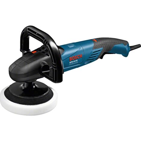 Bosch Professional – Polisseuse 180 mm 1400 W – Moteur avec démarrage progressif – Poignée Softgrip pour confort – Pour surfaces sensibles - 0601389000