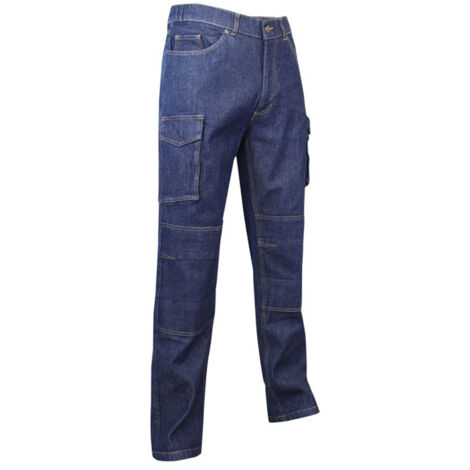 Jean's multipoches denim stretch Baril LMA - Couleur Bleu jean - Taille Vêtement 56
