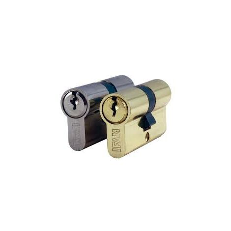 Cylindre double chantier - A : 40 - B : 40 - Longueur : 40x40 - Finition : Nickelé - IFAM