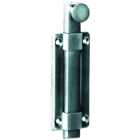 Vachette – Verrou à coulisse 987 avec gâche – Acier zingué – Hauteur 270 mm – Pour portes sécurisées – 13402000