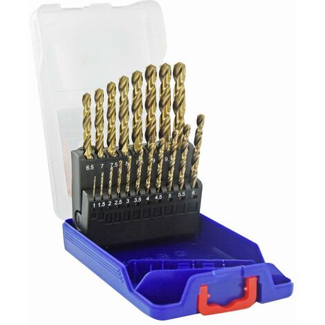 Foret HSS taille meule cylindrique court TIVOLY - Coffret de 19 pièces - 11451970015 (1/2)