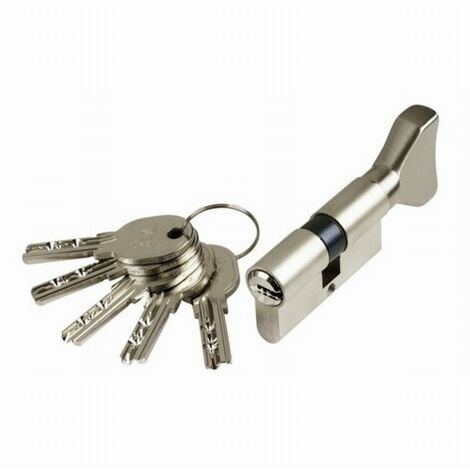 Cylindre Cavers ISEO City ISR6 - Bouton - varié - Nickelé - 40B x 50 mm