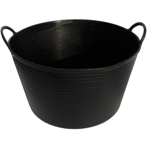 Auge en plastique noire 40L RUBI - 88773