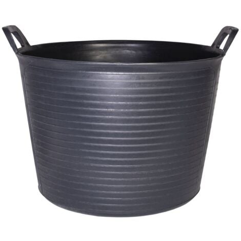 Auge en plastique noire 40L RUBI - 88773