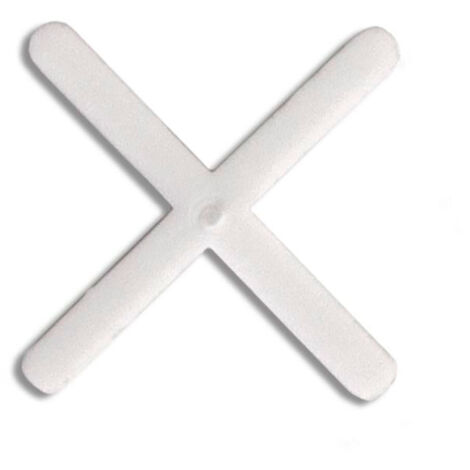 Rubi – Croisillon de carreleur 2 mm – Structure creuse renforcée pour grands formats – 300 unités – Résistance à la flexion et écrasement