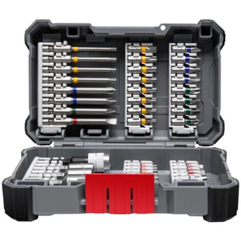 Assortiment d'embouts de vissage - BOSCH - 44 pièces + tournevis - 2607017693