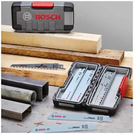 // S 918 BF 5x // S 617 K 5x 5x Bosch 2607010901 Set de 15 Lames de scie sauteuse wood and metal basic s 918 AF