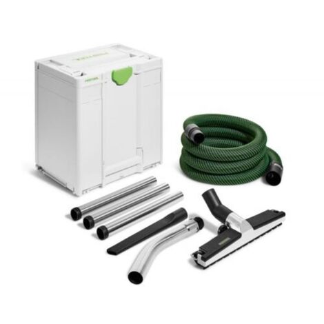 Festool – Kit de nettoyage pour sols RS-BD D 36-Plus – Buse large avec roulettes – Tuyau antistatique Ø 36 x 3,5 m – 577259