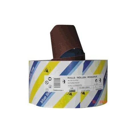 Rouleau toile souple 2936 SIA ABRASIVES - 115 mm x 50 m - Grain 80 - 4446.8229.0080