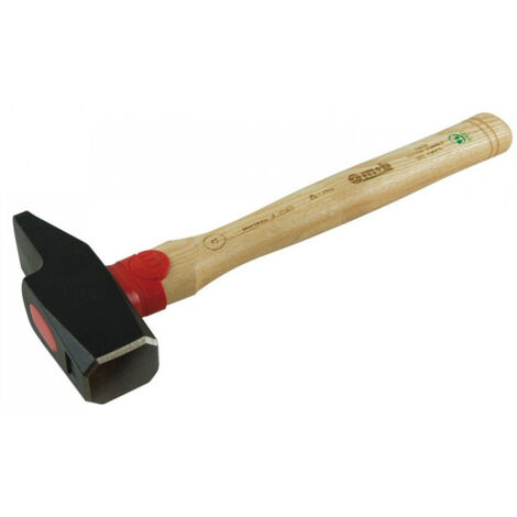 Mob Outillage – Marteau à main manche frêne – Tête en acier C45E – Forgé avec traitement thermique – Absorption des vibrations – Pour mécaniciens
