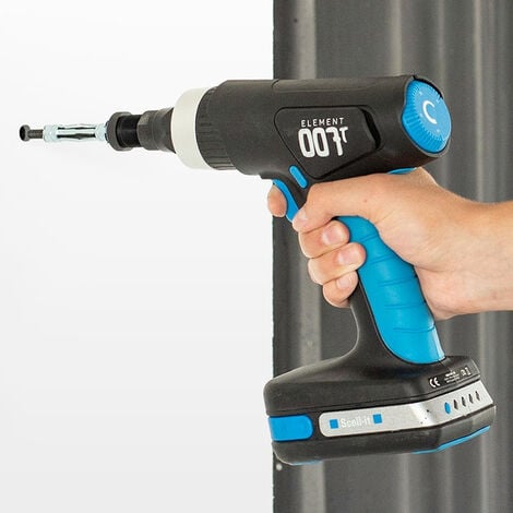 Outil de pose 1 batterie 18V 2Ah SCELL IT pour cheville corps creux sans vis M4 - M8 - E-007-T-1XBAT