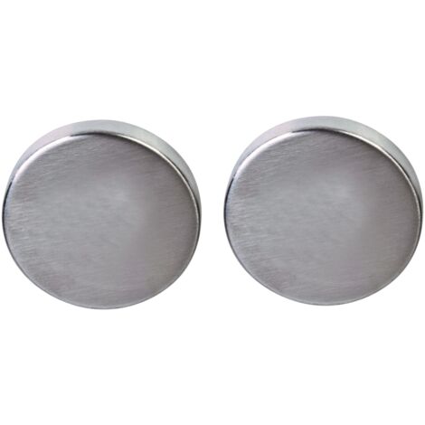 Paire de Rosaces Inox 304 " KLOSE besser" " ELSA " - Rondes Diam: 53 mm - Borgnes.
