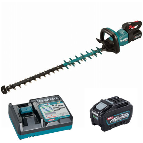 Makita – Taille-haie électrique 75 cm 40V max – 2 batteries 4.0Ah et chargeur – Technologie WetGuard – UH005GM201 (1/10)