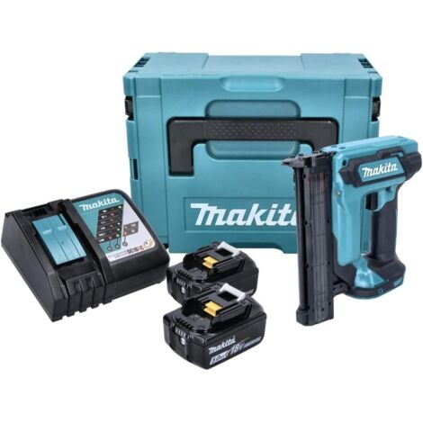 Makita – Cloueur à minibrads 18V LXT 18 Ga avec 2 batteries 5.0Ah – Moteur sans balai pour clous jusqu'à 35 mm – Coffret Makpac (1/10)